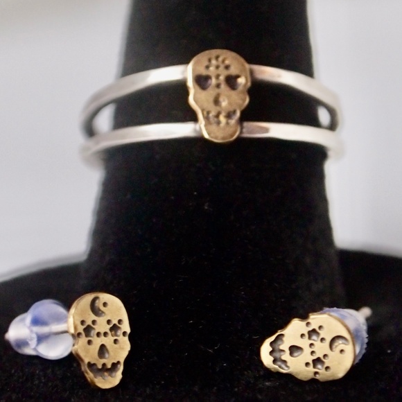 Sugar skull, stacking ring - Picture 3 of 12